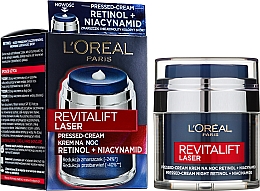 Нічний крем - L'oreal Paris Revitalift Laser Retinol + Niacynamid Night Cream — фото N2