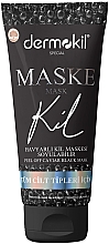 Маска-плівка для обличчя - Dermokil Peel Off Caviar Black Clay Mask — фото N1