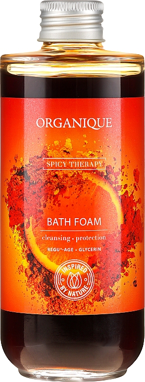 Стимулирующая пикантная увлажняющая пена для ванны - Organique Spicy Therapy