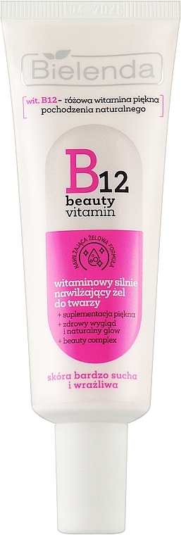 Увлажняющий гель для лица - Bielenda B12 Beauty Vitamin Moisturizing Face Gel — фото N1