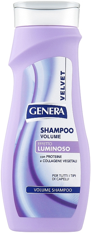 Шампунь для придания объёма - Genera Velvet Shampoo Volume — фото N1