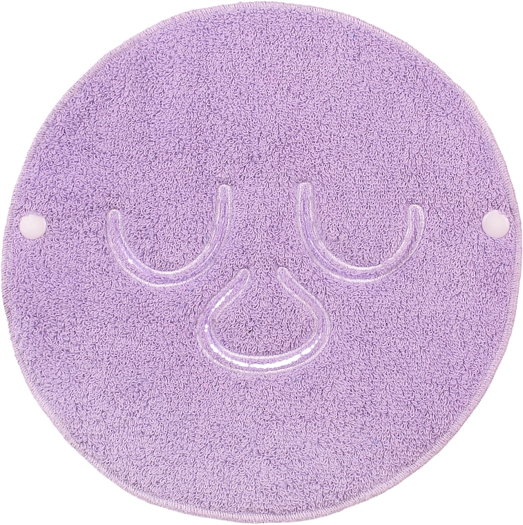 Полотенце компрессионное для косметических процедур, сиреневое "Towel Mask" - MAKEUP Facial Spa Cold & Hot Compress Lilac — фото N1