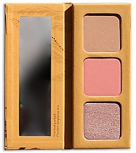 Духи, Парфюмерия, косметика Палетка для лица "Трио" - Couleur Caramel Trio Palette