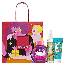 Парфумерія, косметика Набір "Весела лама" - Avon Funny Lama (bubble/bath/250ml + spray/100ml + h/cr/75ml)