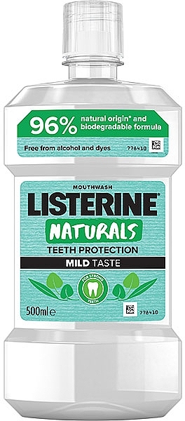 Ополаскиватель для полости рта с эфирными маслами "Naturals" - Listerine Naturals Teeth Protection — фото N1