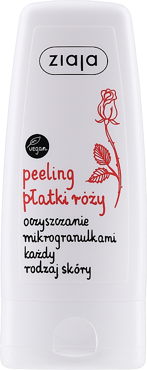 Пилинг для лица с микрогранулами "Масло Розы" - Ziaja Micro-Peeling Rose