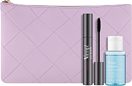 Парфумерія, косметика УЦІНКА Набір - Pupa Vamp! All In One & Wand Eraser Kit (mascara/9ml + makeup/remover/50ml + bag/1pcs) *