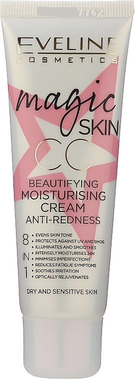 СС-крем - Eveline Cosmetics Magic Skin CC Moisturising Cream Anti-Redness