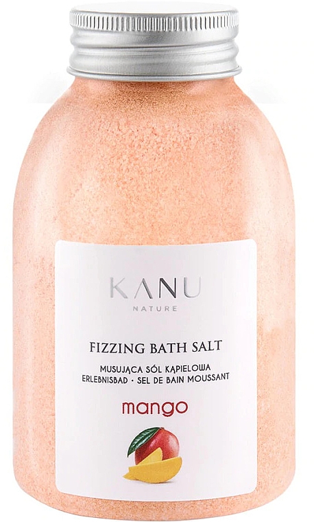 Бурлящая соль для ванны "Манго" - Kanu Nature Mango Fizzing Bath Salt — фото N1