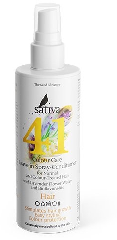 Спрей-кондиционер для волос "Защита цвета" № 41 - Sativa Colour Care Leave-in Spray Conditioner 