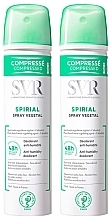 Набор - SVR Spirial Vegetal (deo/spray/2x75ml) — фото N1