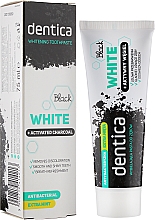 Зубна паста з активованим вугіллям - Dentica Black Toothpaste — фото N2