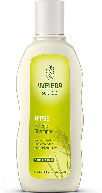 Шампунь-догляд для нормального волосся з екстрактом проса - Weleda Hirse Pflege-Shampoo
