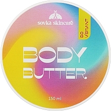 Парфумерія, косметика Крем-батер для тіла "Фруктова веселка" - Sovka Skincare Body Butter Fruit Rainbow