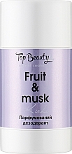 Парфумований дезодорант "Fruit and Musk" - Top Beauty Perfumed Deodorant — фото N1