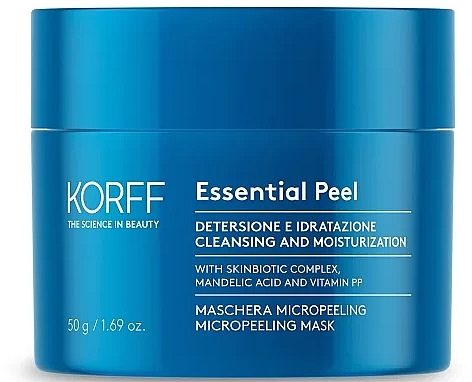 Мікровідлущувальна маска для обличчя - Korff Essential Peel Micropeeling Mask — фото N1