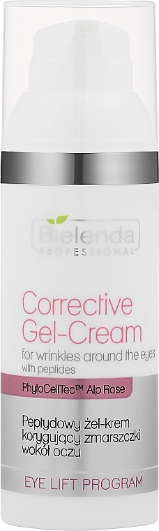 Корректирующий гель-крем для области вокруг глаза с пептидами - Bielenda Professional Eye Lift Program Corrective Gel-Cream — фото N1
