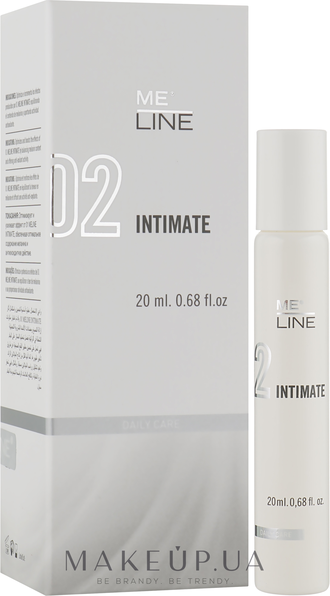 Домашняя терапия для отбеливания кожи в интимных зонах - Me Line 02 Intimate — фото 20ml