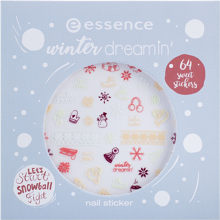 Наклейки для нігтів - Essence Winter Dreamin Nail Sticker — фото N1