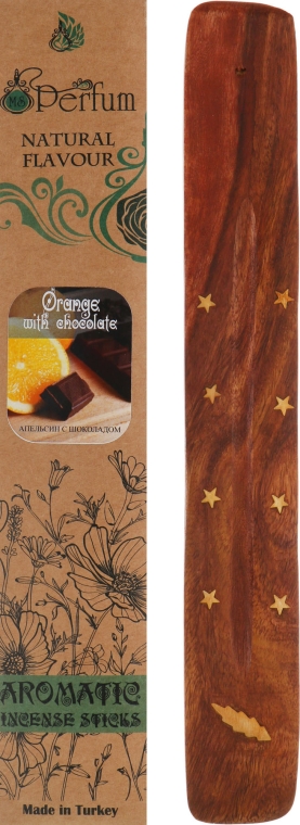 Аромапалочки с деревянной подставкой "Апельсин с шоколадом" - MSPerfum