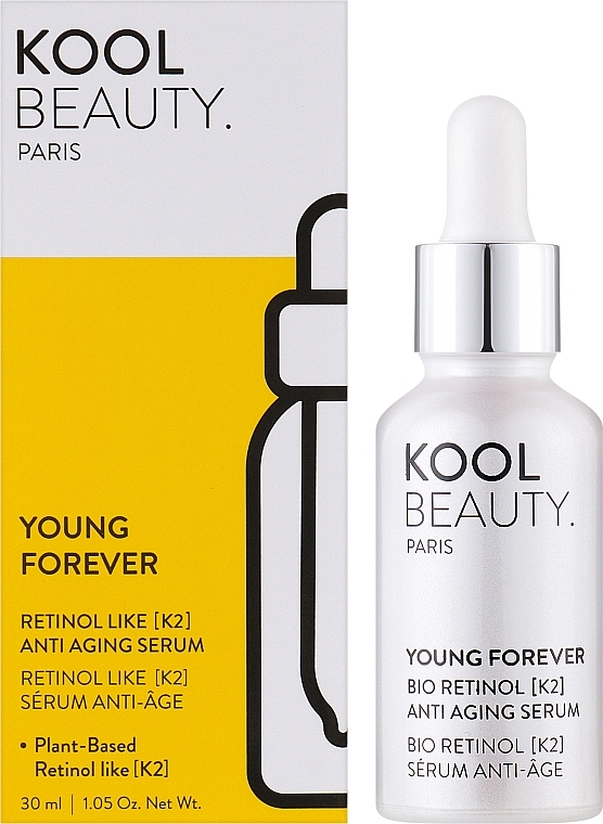 Антивікова сироватка для обличчя - Kool Beauty Young Forever Bio Retinol [K2] Anti Aging Serum — фото N2