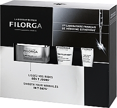 Набір - Filorga Time-Filler Anti-Ageing Basic Coffret (f/cr/50ml + f/cr/15ml + serum/7ml) — фото N2