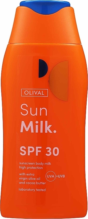 Сонцезахисне молочко для тіла та обличчя з SPF 30 - Olival Sun Milk SPF 30 — фото N1