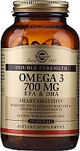 Диетическая добавка "Омега-3" 700 мг ЭПК & ДГК - Solgar Double Strength Omega-3 700 mg EPA & DHA — фото N5