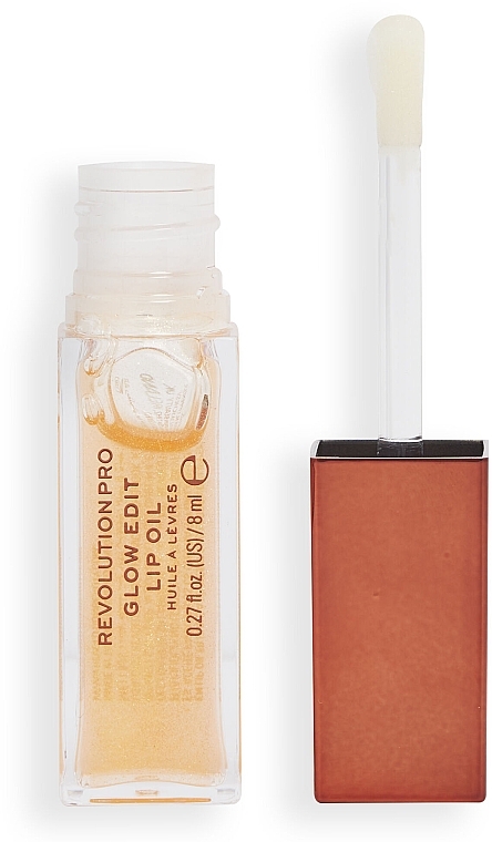 Масло для губ - Revolution Pro Glow Edit Shimmer Lip Oil  — фото N2