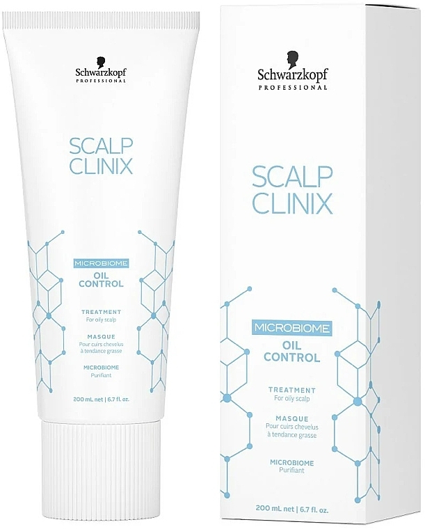 Маска для контроля жирности кожи головы - Schwarzkopf Professional Scalp Clinix Oil Control Treatment — фото N3