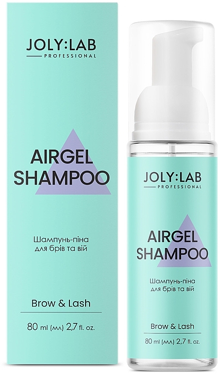 Шампунь-піна для брів та вій - Joly:Lab Airgel Shampoo Brow & Lash