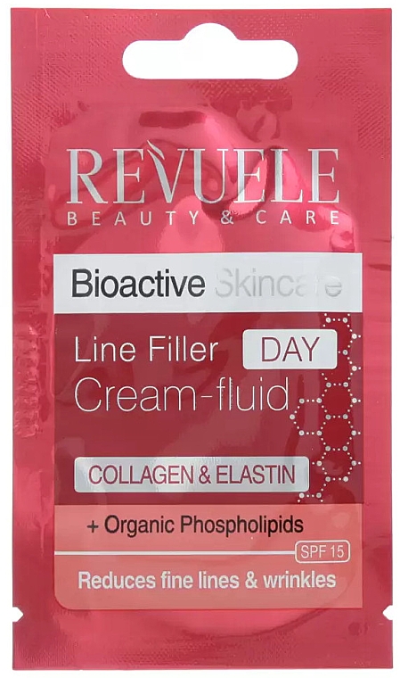 Дневной крем-филлер - Revuele Bio Active Collagen & Elastin Line Filler Cream (пробник) — фото N1