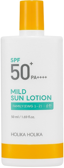 М'який сонцезахисний лосьйон - Holika Holika Mild Sun Lotion SPF50+ — фото N1