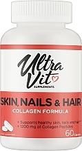 Харчова добавка для шкіри, нігтів та волосся - UltraVit Skin, Nails & Hair — фото N1