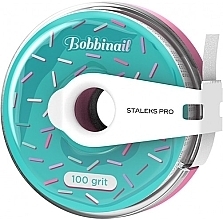 Запасной блок файл-ленты для катушки с клипсой, 100 грит, 80 пилок - Staleks Pro Bobbi Nail — фото N1