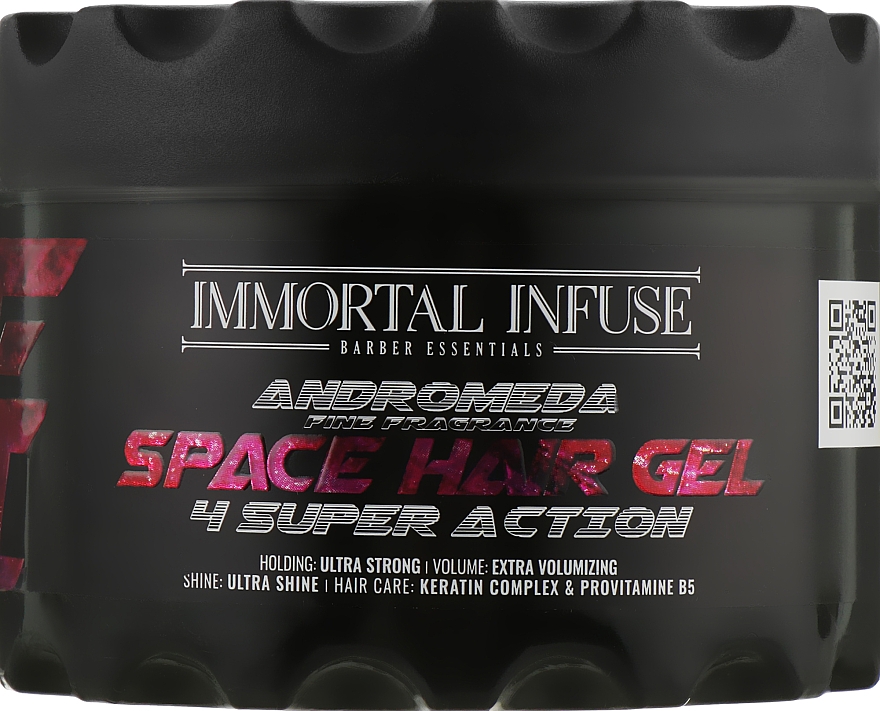Космічний гель для укладання волосся - Immortal Infuse Andromeda Space Hair Gel — фото N1