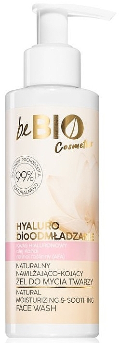 Гель для очищения лица - BeBio Hyaluro Bio Rejuvenation 40+ — фото N1