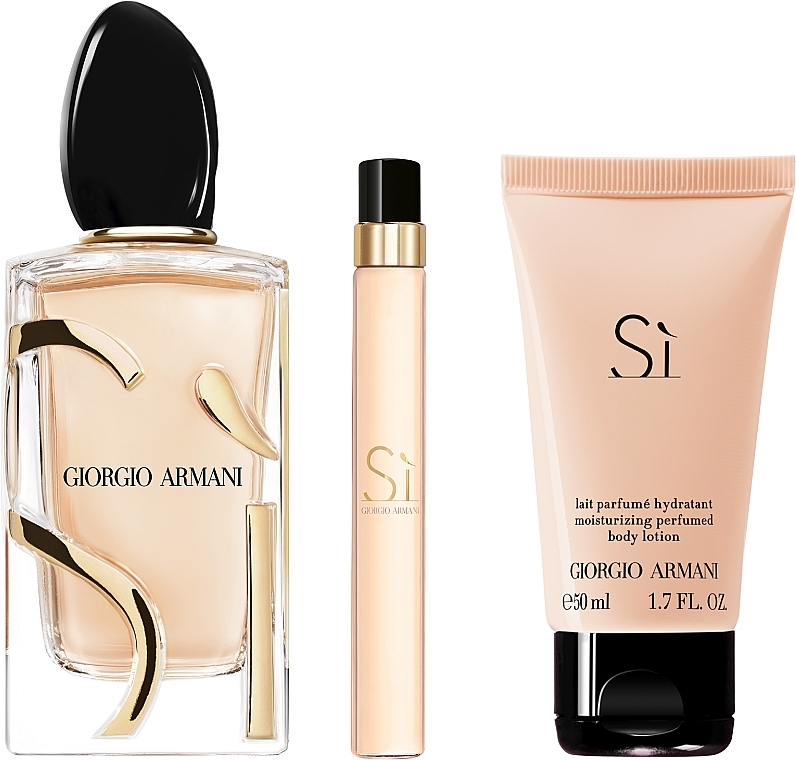 Giorgio Armani Si - Набір (edp/100ml + b/lot/50ml + edp/10ml) — фото N3