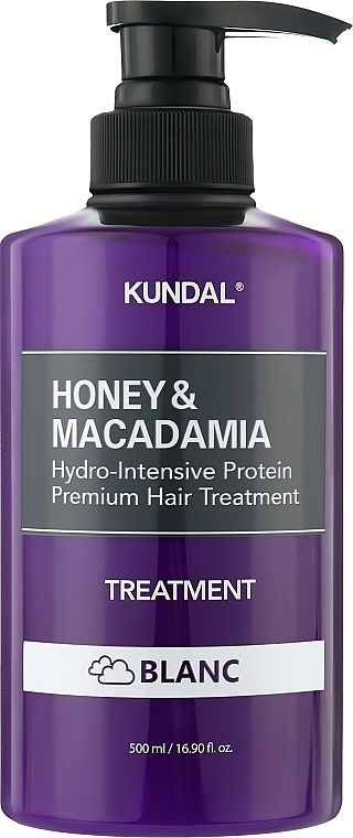 Кондиціонер для волосся "Blanc" - Kundal Honey & Macadamia Treatment — фото N1