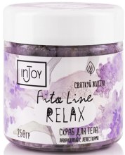 Парфумерія, косметика Скраб для тіла лавандовий з пелюстками  - InJoy Fita Line Relax