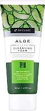 Пінка для вмивання з алое - 3W Clinic Aloe Clear Cleansing Foam — фото N1