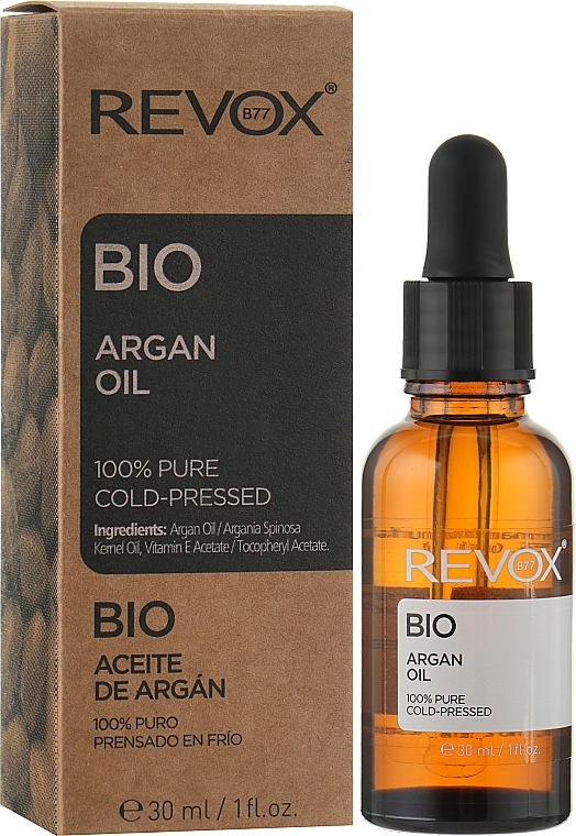 Біо-олія Арганова 100% - Revox B77 Bio Argan Oil 100% Pure — фото N2
