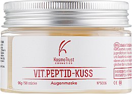 Подвійні патчі для нижньої й верхньої повіки - KosmoTrust Cosmetics Vit.Peptide-Kuss Augenmaske — фото N1