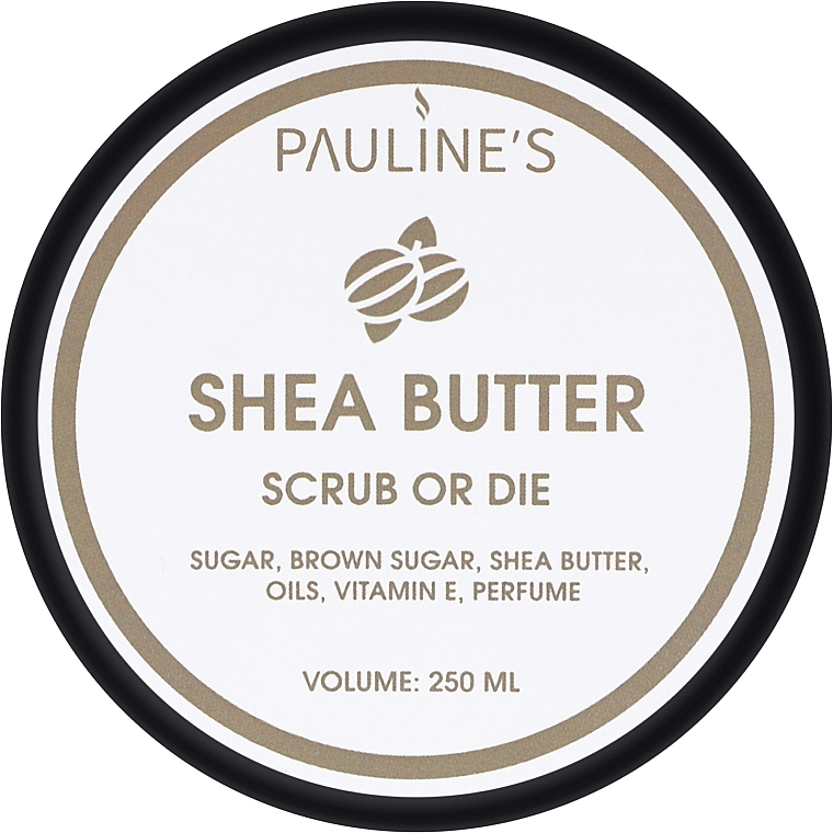 Натуральный скраб для тела - Pauline's Candle Shea Butter Scrub Or Die — фото N1