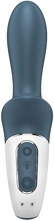 Анальний надувний вібратор - Satisfyer Air Pump Booty 2 Dark Grey — фото N2