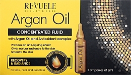 Парфумерія, косметика Флюїд з аргановою олією - Revuele Argan Oil Ampoules Concentrated Fluid