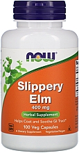 Слизький в'яз, 400 мг, капсули - Now Foods Slippery Elm, 400mg — фото N1