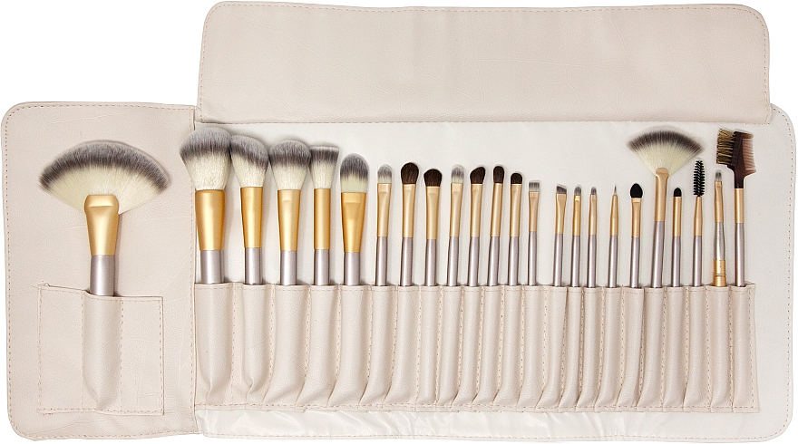 Набір пензлів для макіяжу в футлярі, 24 шт. - Zoe Ayla Cosmetics Professional Make-Up Brush Set — фото N1