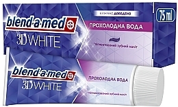 Зубна паста відбілювальна - Blend-a-med 3D White Cool Water Toothpaste — фото N1