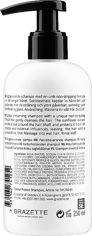 Шампунь для захисту кольору волосся - Grazette Add Some Colour Protect Shampoo — фото N2
